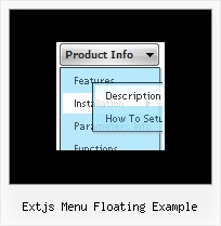 Extjs Menu Floating Example Javascripts Menu Scripts
