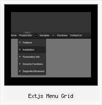 Extjs Menu Grid Menu With Submenu Script