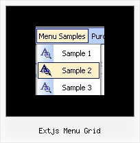 Extjs Menu Grid Tree And Javascript