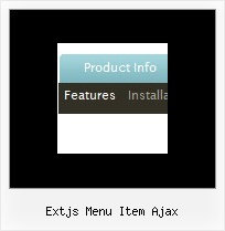 Extjs Menu Item Ajax Rollover Submenu