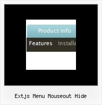 Extjs Menu Mouseout Hide Expanding Navigation Html