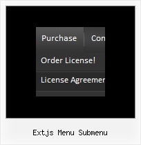 Extjs Menu Submenu Menu Object Javascript