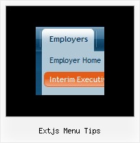 Extjs Menu Tips On Mouseover With Javascript