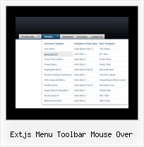 Extjs Menu Toolbar Mouse Over Editor For Javascript