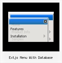 Extjs Menu With Database Expandable Menu Bar In Html