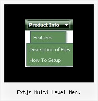 Extjs Multi Level Menu Javascript Rolldown Menu Tutorial