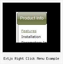Extjs Right Click Menu Example Javascript Trees