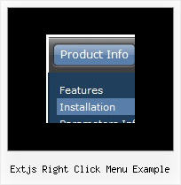 Extjs Right Click Menu Example Drop Down Xp Style Menu
