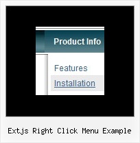 Extjs Right Click Menu Example Download Javascript