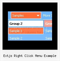 Extjs Right Click Menu Example Dynamic Menu With Javascript