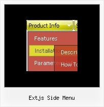 Extjs Side Menu Javascript Side Menu Example