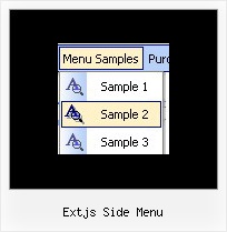 Extjs Side Menu Jscript Windows Menu Bar Code