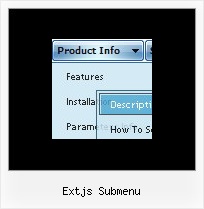 Extjs Submenu Websites With Drop Down Navigation