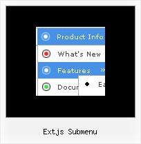 Extjs Submenu Menu Javascript Folder