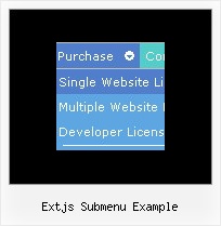 Extjs Submenu Example Menu Vertical Dhtml
