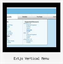 Extjs Vertical Menu Javascript Xp Style Menus