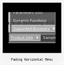 Fading Horizontal Menu Dynamic Menu Tutorial