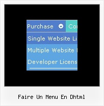 Faire Un Menu En Dhtml Create Drop Down