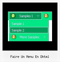 Faire Un Menu En Dhtml Menu En Css
