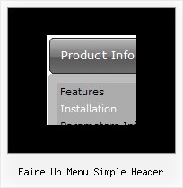 Faire Un Menu Simple Header Menu Dynamique Vertical Script