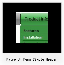 Faire Un Menu Simple Header Menu Horizontal Dynamique