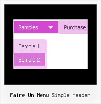 Faire Un Menu Simple Header Collapsible Menus Code