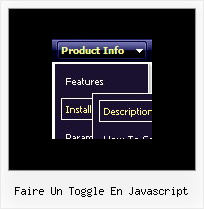 Faire Un Toggle En Javascript Dhtml Menu Fixed Position