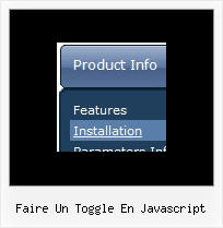 Faire Un Toggle En Javascript Mouse Over Pull Down