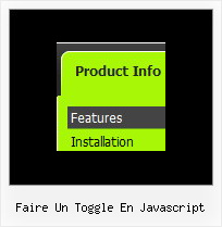 Faire Un Toggle En Javascript Dropdown Menu Cascade