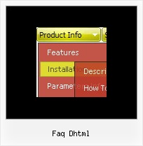 Faq Dhtml Html Menu Bar Ready Made