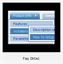 Faq Dhtml Vertical Expanding Side Menu