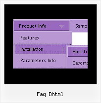 Faq Dhtml Tab Bar Html Example