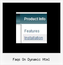 Faqs On Dynamic Html Vertical Menu Script
