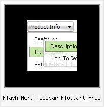 Flash Menu Toolbar Flottant Free Cool Vertical Menu