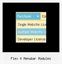 Flex 4 Menubar Modules Create Top Navigation Bar