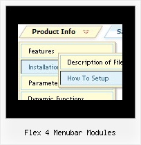 Flex 4 Menubar Modules Menu Horizontal