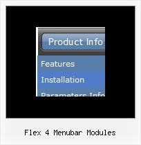 Flex 4 Menubar Modules Vertical Expand Menu Javascript