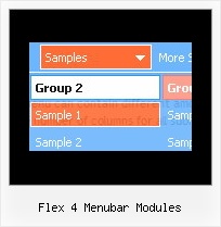 Flex 4 Menubar Modules Drop Down Menus In Javascript