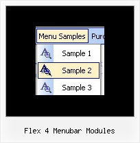 Flex 4 Menubar Modules Script Menu Bar