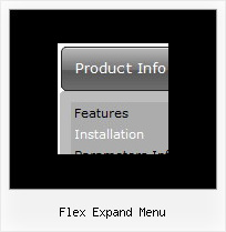 Flex Expand Menu Menu Navigation Example Mouseover