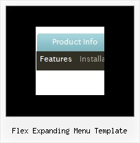 Flex Expanding Menu Template Dynamic Visual Menu