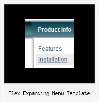 Flex Expanding Menu Template Examples For Menu