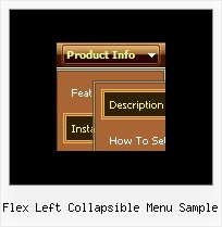 Flex Left Collapsible Menu Sample Popup Menu Mfc