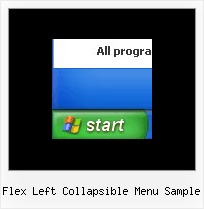 Flex Left Collapsible Menu Sample Dynamique Menu