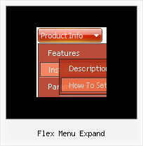 Flex Menu Expand Relative Menu Drop Down