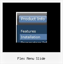 Flex Menu Slide Create Side Bar Html