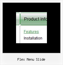 Flex Menu Slide Java Scripts