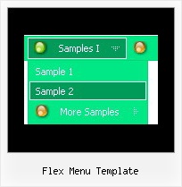 Flex Menu Template Javascript Rolldown Menus