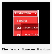 Flex Menubar Mouseover Dropdown Creation Menu Deroulant