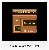 Float Slide Out Menu Javascript Onmouseover Transparency
